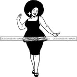 Afro Caribbean Aruba Goddess SVG Cutting Files For Silhouette Cricut and More