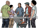 Barbecue Reunion PNG Files For Print