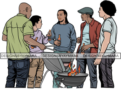 Barbecue Reunion PNG Files For Print