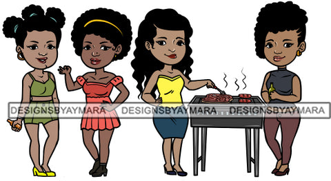 Barbecue Reunion PNG Files For Print