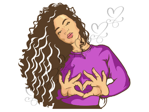 Afro Beautiful Black Woman SVG African American Ethnicity Afro Puffy Hairstyle Beauty Salon Queen Diva Classy Lady  Beautiful People Beauty Salon Princess