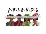 Ladies Together Best Friends Goddess Queen Divas Classy Lady .SVG .EPS .PNG Vector Clipart Perfect For Printing Not For Cutting