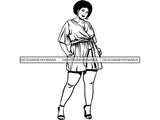 Thick Woman SVG BBW Big And Bougie Sexy African American Ethnicity Queen Diva Classy Lady  .SVG .EPS .PNG Vector Clipart Digital Cricut Circuit Cut Cutting