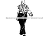 Thick Woman SVG BBW Big And Bougie Sexy African American Ethnicity Queen Diva Classy Lady  .SVG .EPS .PNG Vector Clipart Digital Cricut Circuit Cut Cutting