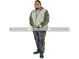 Afro Big and Tall Man #10 PNG Files For Print