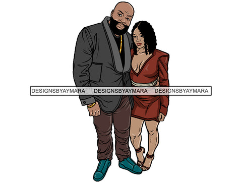Afro Big and Tall Man #11 PNG Files For Print