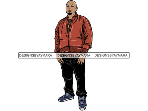 Afro Big and Tall Man #12 PNG Files For Print