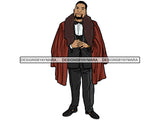 Afro Big and Tall Man #7 PNG Files For Print