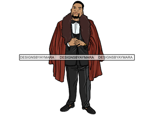 Afro Big and Tall Man #7 PNG Files For Print
