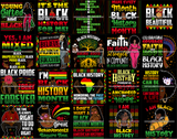 Black History Month Bundle Designs For Commercial Use PNG SVG JPG Print Cutting Digital Download Art Digital Tshirt Logo Sublimation Cricut Clipart Artwork Illustration