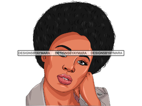 Afro Woman SVG African American Ethnicity fabulous Glamour Black Classy Lady Fashion Afro Puffy Hairstyle Beauty Salon Queen Diva Classy Lady  Beautiful People Princess