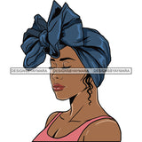 Bundle 20 Beautiful Woman Turban Head Wrap Hairstyle SVG Files For Cutting and More!