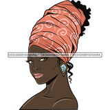 Bundle 20 Beautiful Woman Turban Head Wrap Hairstyle SVG Files For Cutting and More!