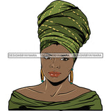 Bundle 20 Beautiful Woman Turban Head Wrap Hairstyle SVG Files For Cutting and More!