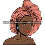 Bundle 20 Beautiful Woman Turban Head Wrap Hairstyle SVG Files For Cutting and More!