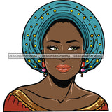 Bundle 20 Beautiful Woman Turban Head Wrap Hairstyle SVG Files For Cutting and More!