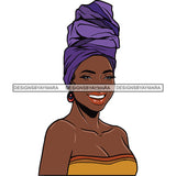 Bundle 20 Beautiful Woman Turban Head Wrap Hairstyle SVG Files For Cutting and More!