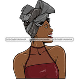 Bundle 20 Beautiful Woman Turban Head Wrap Hairstyle SVG Files For Cutting and More!