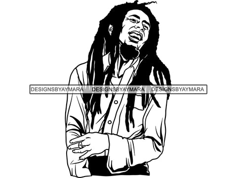 Rasta Dreads Jamaica Rastafarian Dreadlocks Marijuana Herbal Cannabis African Ethnicity Smoking Activity Jamaican Culture Caribbean  .SVG .EPS .PNG Vector Clipart Digital Download Circuit Cut Cutting