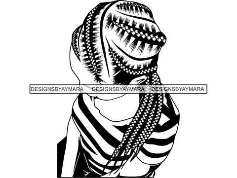 Afro Woman SVG Braids Dreads Hairstyle Nubian Melanin Black Queen African American Ethnicity .SVG .EPS .PNG Vector Clipart Cricut Circuit Cut Cutting