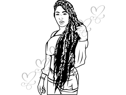 Afro Beautiful Black Woman SVG African American Ethnicity Afro Puffy Hairstyle Beauty Salon Queen Diva Classy Lady  Beautiful People Beauty Salon Princess