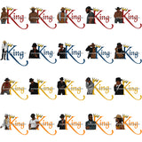 Bundle 20 Handsome Black King African American Gangster Male Power Respect Bearded Man PNG JPG SVG Cutting Files For Silhouette Cricut and More!