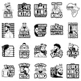 Bundle 20 Afro Black King Man Power Handsome Bearded Father Pride Proud Husband SVG Cutting Files For Silhouette Cricut and More!