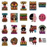 Bundle 20 Afro Melanin BAE Pretty Black Educated Woman Melanin Black Girl Magic Nubian PNG JPG SVG Cutting Files For Silhouette Cricut and More!