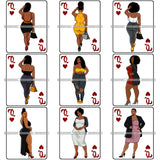 Bundle 9 Classy Curvy Sexy Lady Players Card Queen Of Heart Woman Power SVG Cutting Files For Silhouette Cricut and More!