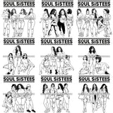 Bundle 9 Soulsisters Soul Sisters Best Friends Together Family Love Melanin Black Girl Magic PNG JPG SVG Cutting Files For Silhouette Cricut and More!