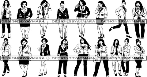 Bundle 16 Classy Boss Lady SVG Cut Files for Silhouette and Cricut