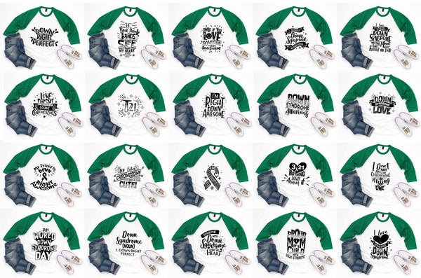 Bundle 20 Down Syndrome Awareness SVG Quotes Cut Files