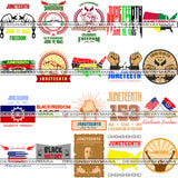 Bundle 20 Juneteenth PNG Files For Print