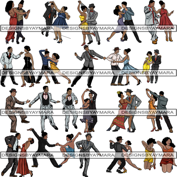 Bundle 20 Stepper Dancer Stepping Chicago Style PNG Files for Print Not For Cutting