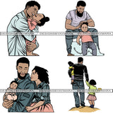 Bundle 4 Father's Day PNG Files For Print