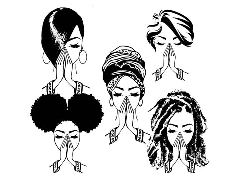 Afro Beautiful Black Woman SVG African American Ethnicity Afro Puffy Hairstyle Beauty Salon Queen Diva Classy Lady  Beautiful People Beauty Salon Princess