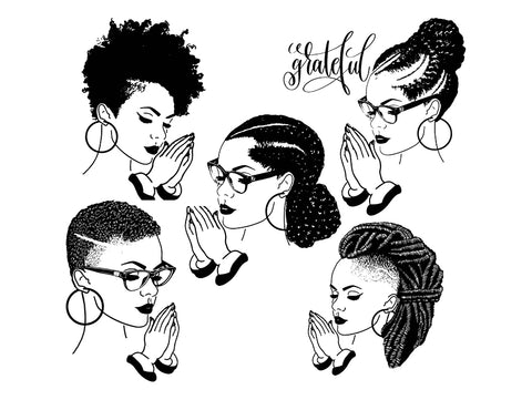 Afro Beautiful Black Woman SVG African American Ethnicity Afro Puffy Hairstyle Beauty Salon Queen Diva Classy Lady  Beautiful People Beauty Salon Princess