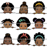 Bundle 9 Peek a Boo I See You Baby Boo PNG File For Print Not For Cutting