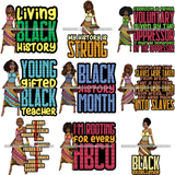 Super Bundle 81 Black History Month .SVG Cutting Files