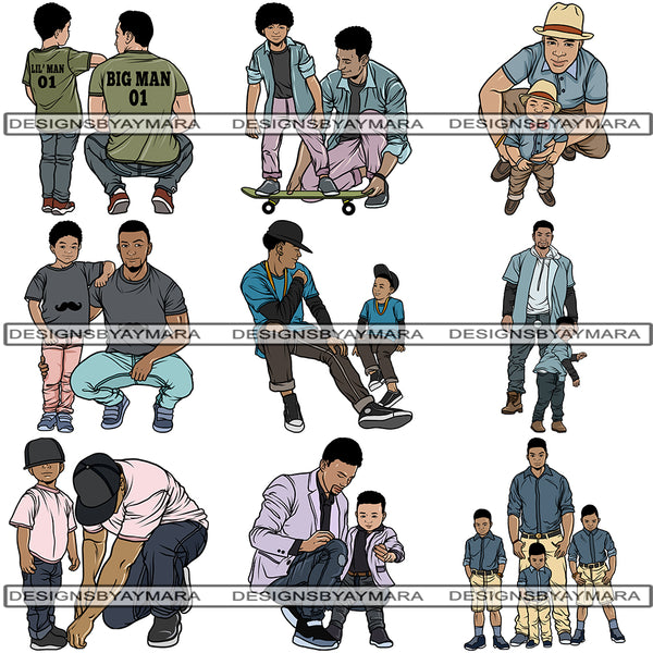 Bundle 9 Father's Day #1 PNG Files For Print