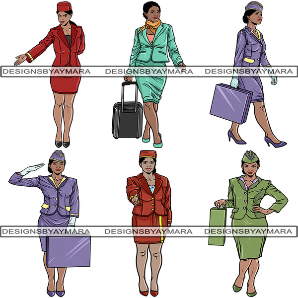 Bundle 6 Fly Attendance #1 PNG Files For Print