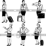 Bundle 6 Fly Attendance #1 SVG Files For Silhouette and Cutting