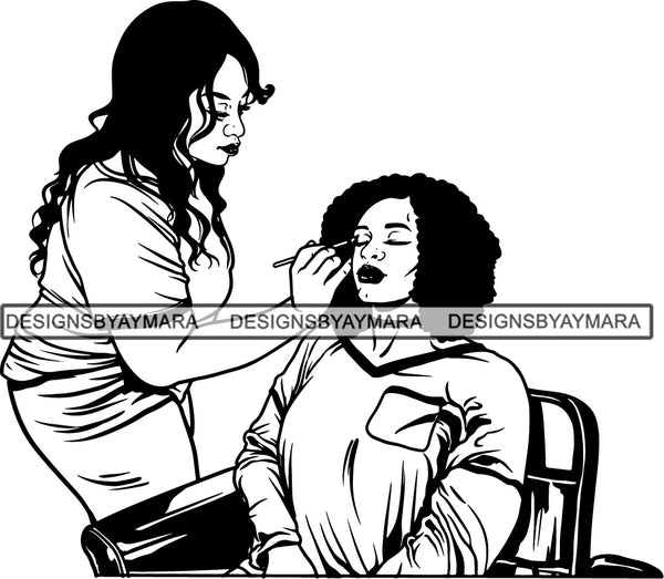 Hair Stylish SVG Beauty Salon Woman Goddess Fabulous Queen Diva Classy Lady .SVG .PNG .JPG Vector Clipart SVG PNG JPG EPS Circuit Cricut Cutting Cut