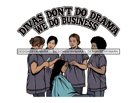 Hair Stylish Beauty Salon Woman Goddess Fabulous Queen Diva Classy Lady .SVG .PNG .JPG Vector Clipart Not For Cutting