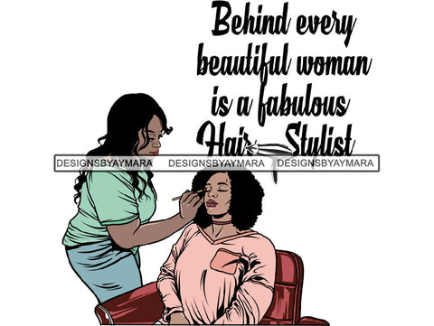Hair Stylish Woman Goddess Beauty Salon Fabulous Queen Diva Classy Lady .SVG .PNG .JPG Vector Clipart Not For Cutting