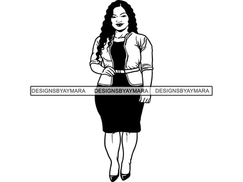 Classy Lady SVG Cut Files For Silhouettes and Cricut