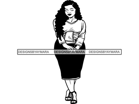 Classy Lady SVG Cut Files For Silhouettes and Cricut