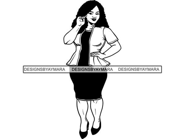 Classy Lady SVG Cut Files For Silhouettes and Cricut