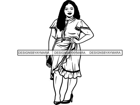 Classy Lady SVG Cut Files For Silhouettes and Cricut