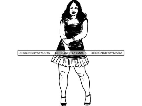 Classy Lady SVG Cut Files For Silhouettes and Cricut